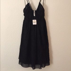 Free People (Intimately) black sheer top